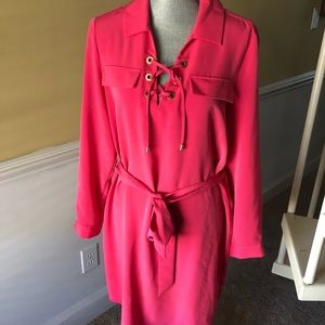 Calvin Klein lace up dress💓